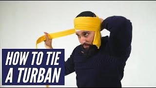 How to Tie a Turban  Why Sikhs wear Turbans  @iamsukhmangill