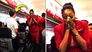 Black Flight Attendant Sees Late Husband On Flight Then He Reveals A SHOCKING Secret