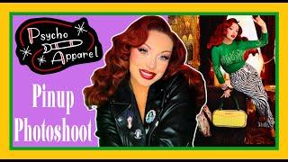 Come with me to a Pinup Photoshoot Psycho Apparel