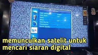 Kenapa Tidak Ada Lambang Satelit di Menu Pencarian Siaran Digital TV Polytron ?