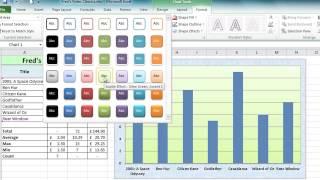 Excel 2010 Tutorial For Beginners #10 - Charts Pt.1 Microsoft Excel