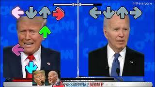 Friday Night Funkin FNF DEATH DEBATE - Trump VS Biden MOD