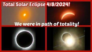 SOLAR ECLIPSE PATH OF TOTALITY 2024 VLOG I LITERALLY HAVE NO WORDS 482024  Angies Life