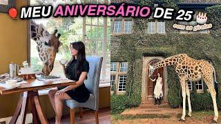 PASSANDO MEU ANIVERSÁRIO NO HOTEL DAS GIRAFAS Giraffe Manor