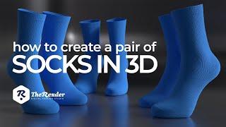 How to create a pair of socks in 3D - TheRender