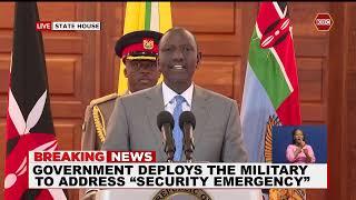 President William Ruto Addresses The Nation following Tuesdays Protests FULL SPEECH