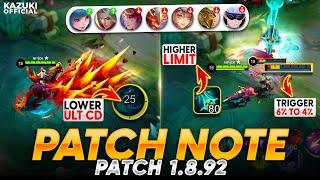 A BIG UPDATE IS HERE  LEOMORD BUFF  SKY PIERCER NERF  HARITH NERF & MORE