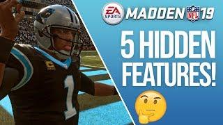 5 HIDDEN Features In Madden 19 - You Have To Try These