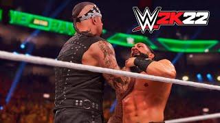 WWE 2K22 - The Undertaker vs Roman Reigns - PS5 4K gameplay