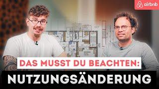 Das musst du bei der Nutzungsänderung der Kurzzeitvermietung beachten 100% legal AirBnB vermieten