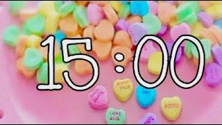 Valentine’s Day ️ 15 Minute Countdown Timer With Music 