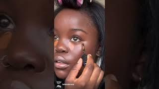 GRWM black girl cottage core makeup