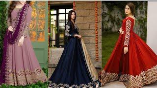 30 elegant Anarkali long frock designs 2023  Anarkali long Dress haul Anarkali frock designs