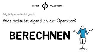 Arbeitsaufträge verständlich gemacht - Der Operator Berechnen