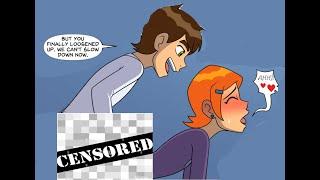 Ben 10 kiss Gwen - Kissing video of Ben10 and Gwen kiss Love story and kiss comics 70