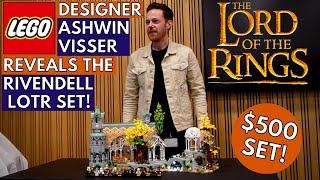 LEGO Designer REVEALS LORD OF THE RINGS Rivendell 2023 Set at LEGO HQ in Billund Denmark