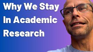 Why We Stay In Academic Research  Florence Italy