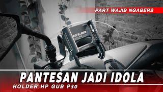 GUB p30. Review dan pasang holder handphone paling keren.