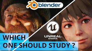 Blender Vs Unreal Engine  Which is  Better for 3D Modelling and Animation