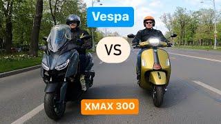 2023 Vespa 300 GTS VS Yamaha Xmax 300  The Battle Of The Scooters