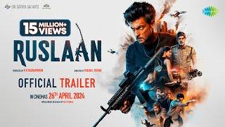 Ruslaan Official Trailer  Aayush Sharma Jagapathi Babu Sushrii  Karan B  Radhamohan  26th Apr