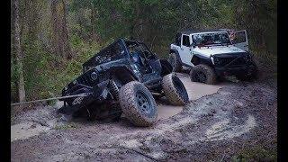 Offroad 4x4 Jeep Club Trail Ride in Central Florida.