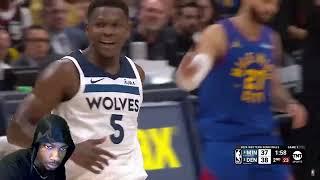 ANTHONY EDWARDS IS THE ONE dMillionaire REACTION to #3 TIMBERWOLVES at #2 NUGGETS GAME 1 HIGHLIGHTS