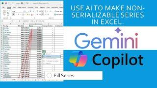 Use AI to make non-serializable series - Microsoft Excel