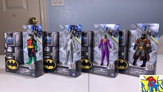 Batman Spin Master 2024 Silver Joker + Joker + Robin + Brown Coat Batman 4” Figures Target DC