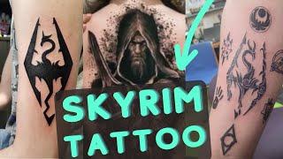 EPIC Skyrim Tattoo Ideas For Men 2024 #tattooideas