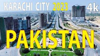 Karachi City  Pakistan 4K By Drone 2023