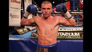 ANDREW CAIN batters Cinderella Man ASHLEY LANE to become British and Commonwealth bantam champion.