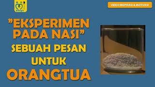 EKSPERIMEN PADA NASI - SEBUAH PESAN UNTUK ORANGTUA