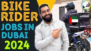  Bike Rider Jobs in Dubai 2024  - Delivery Boy Jobs In UAE - Driver Jobs in Dubai