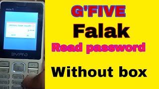 g.five falak read password without box #g.fivemobile #chinamobile