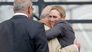 Zara Tindall gives King Charles affectionate hug during Royal Windsor Horse Show