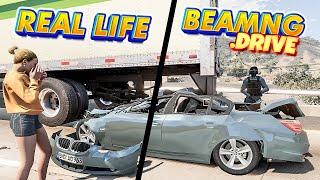 Accidents Based on Real Events on BeamNG.Drive #4  Real Life - Flashbacks