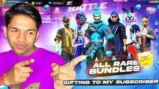 Gifting My Subscribers New Legendary All Rare Bundles  & 30000 Diamonds  Garena Free Fire