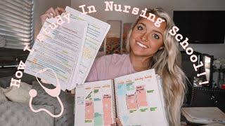 HOW I STUDY & GET GOOD GRADES IN NURSING SCHOOL  How I Make Study Guides