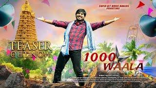 1000 Waala Telugu Movie Teaser  Amith  Sharukh  Afzal  Firstshowz