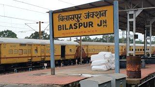 BSP Bilaspur Junction railway station Chhattisgarh Indian Railways Video in 4k ultra HD