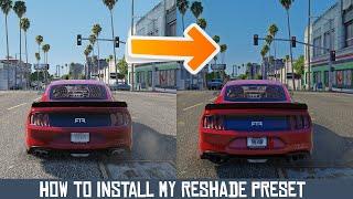 GTA 5 Reshade Best Settings - Photorealistic Reshade Mod Install