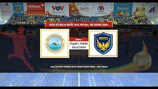  Trực tiếp Sanvinest Khánh Hòa vs Sahako   CĐ SP TW Nha Trang  Futsal HDBank VĐQG 2024