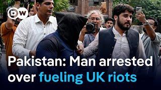 How a man in Pakistan has been accused of triggering far-right riots in the UK  DW News