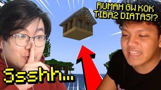 Gw Pelan Pelan Geser Rumah Temen Gw Sampe Dia Sadar di Minecraft