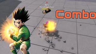 Easy Gon combo Ultimate battlegrounds ROBLOX