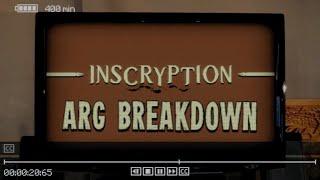 The Inscryption ARG What is the K̵̘̈́a̵̛̮ŕ̵̩n̴̆͜ó̸̗f̴̻̀f̷̞̃ě̶̻l̷̩̍ ̶͈̒C̷̢̍ō̸͖d̶̗̂è̵̲?