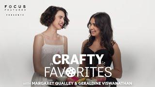 Margaret Qualley & Geraldine Viswanathan Cast of Drive-Away Dolls Chat Snacks  Crafty Favorites