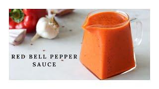 Red Pepper Bell Coulis  Dipping Sauce