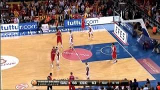 Galatasaray 68 - 64 CSKA  Son 2 Dakika & Maç Sonu 09.02.2012